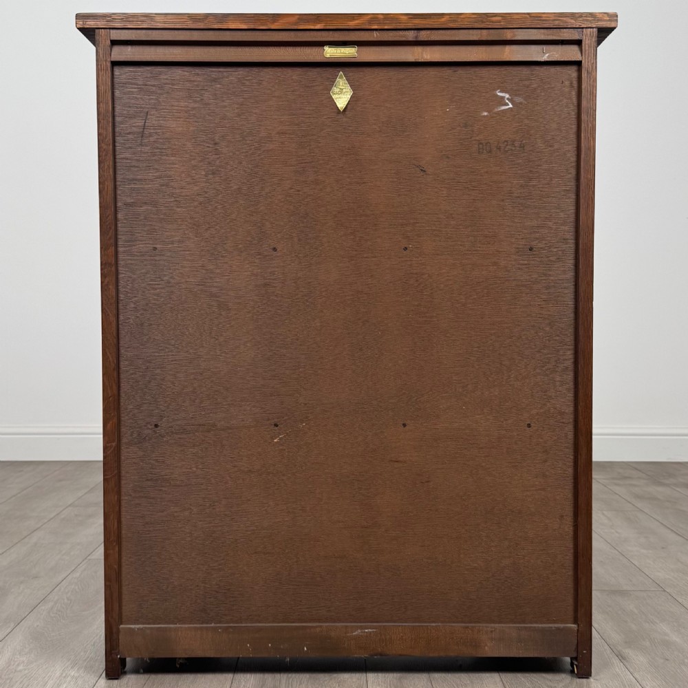 Antique 20th Century Open Bookcase In Oak  View VI