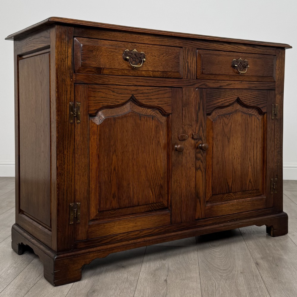  Antique 20th Century Fine Quality Dresser Base In Oak  View VIII