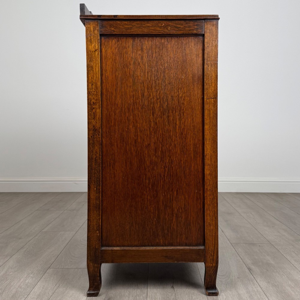 Antique 20th Century Chest Of Drawers In Oak View VII