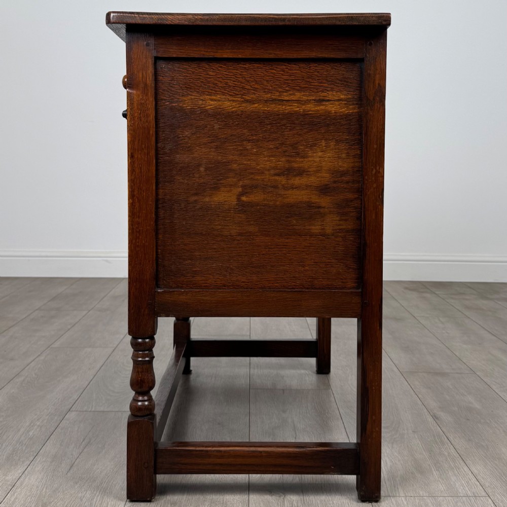  Antique 20th Century Good Quality Cupboard In Oak  View IV