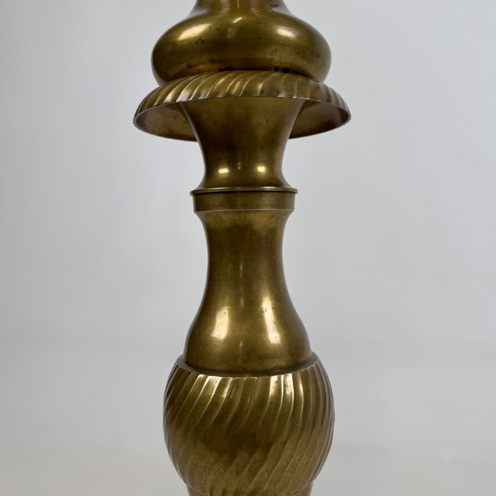 Antique 19th Century Decorative Brass Plant Stand  View V