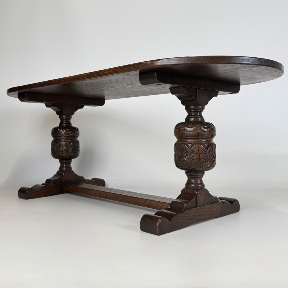  Antique 20th Century Coffee Table In Oak 