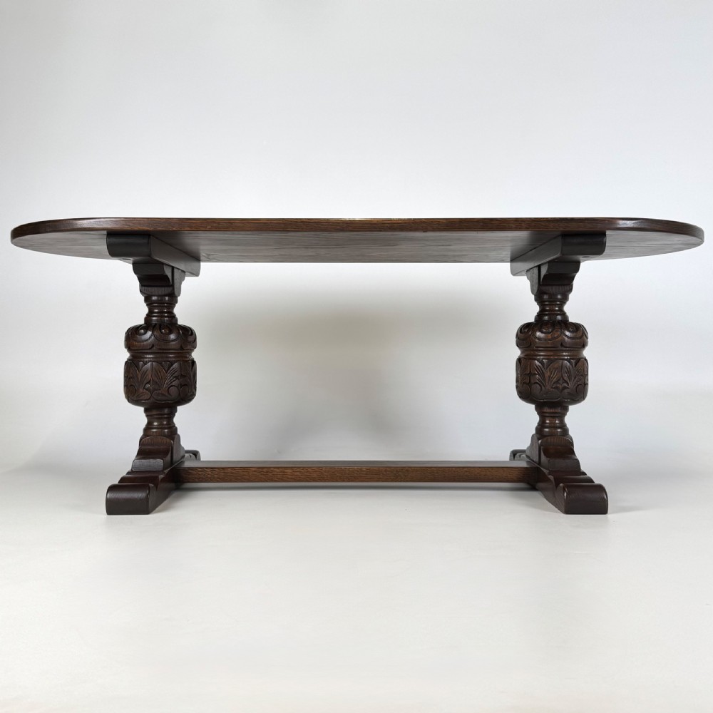  Antique 20th Century Coffee Table In Oak  View II