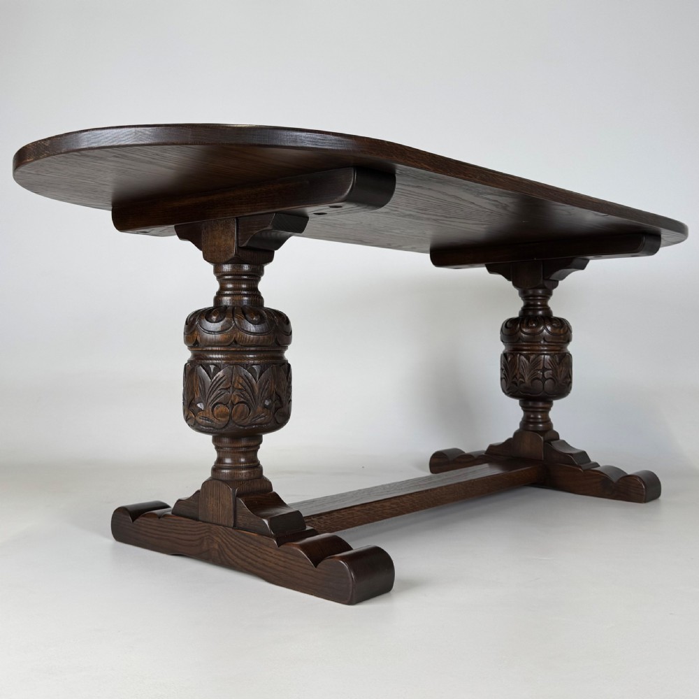  Antique 20th Century Coffee Table In Oak  View VIII