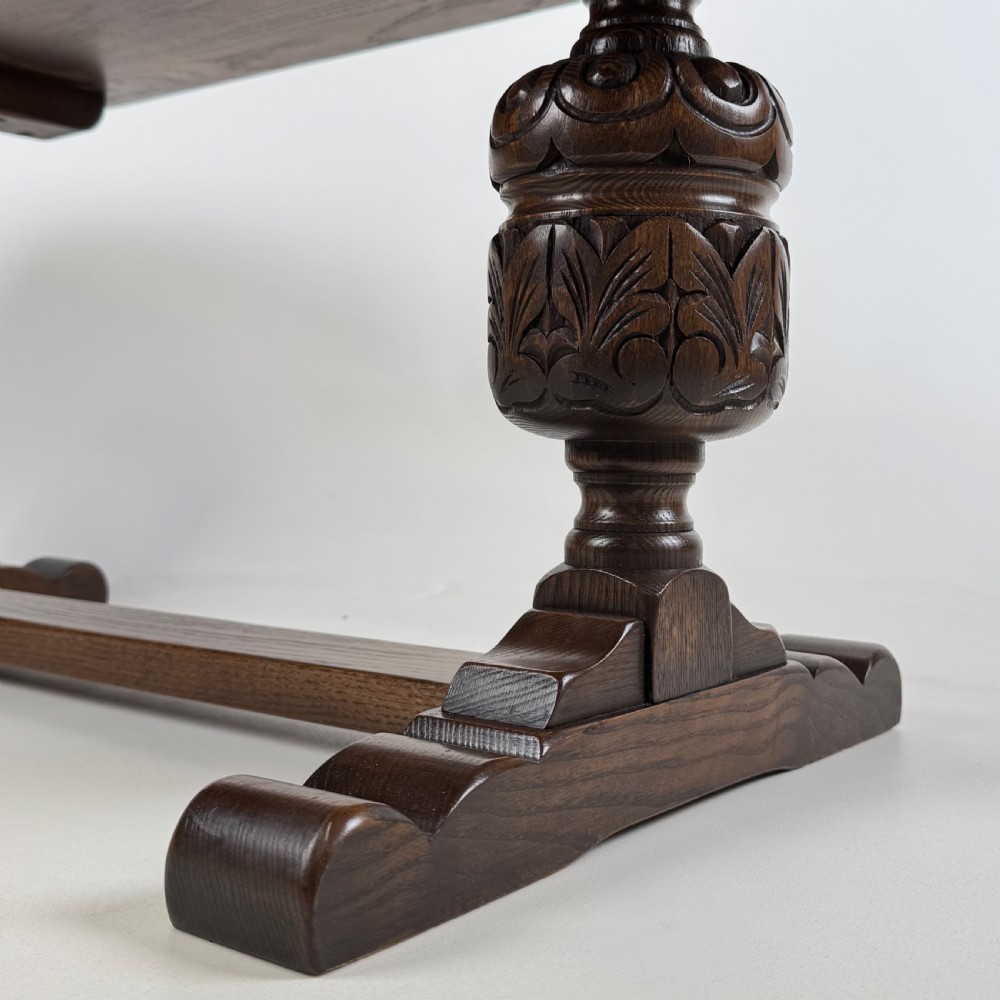  Antique 20th Century Coffee Table In Oak  View X