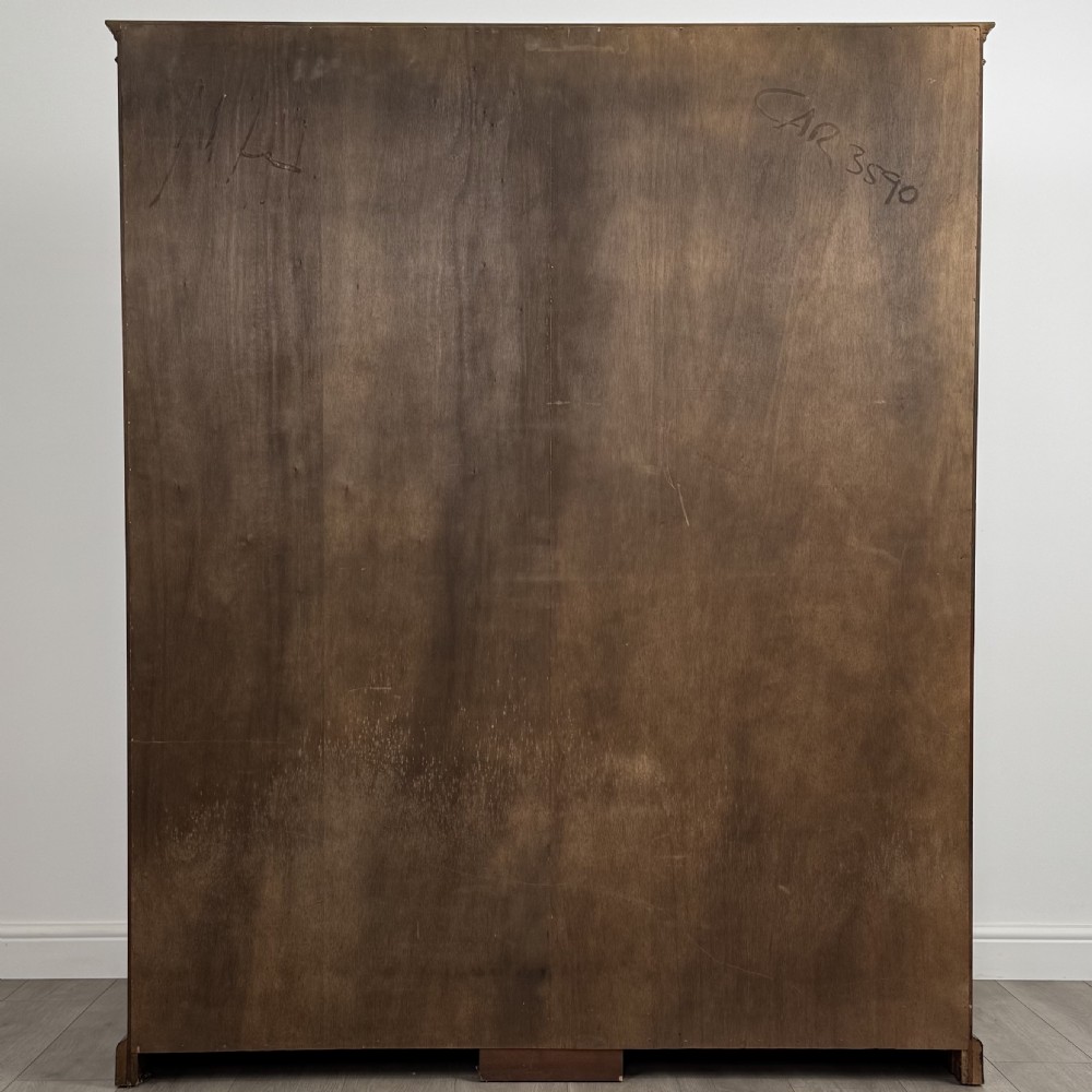 Antique 20th Century Large Open Bookcase In Mahogany  View VI