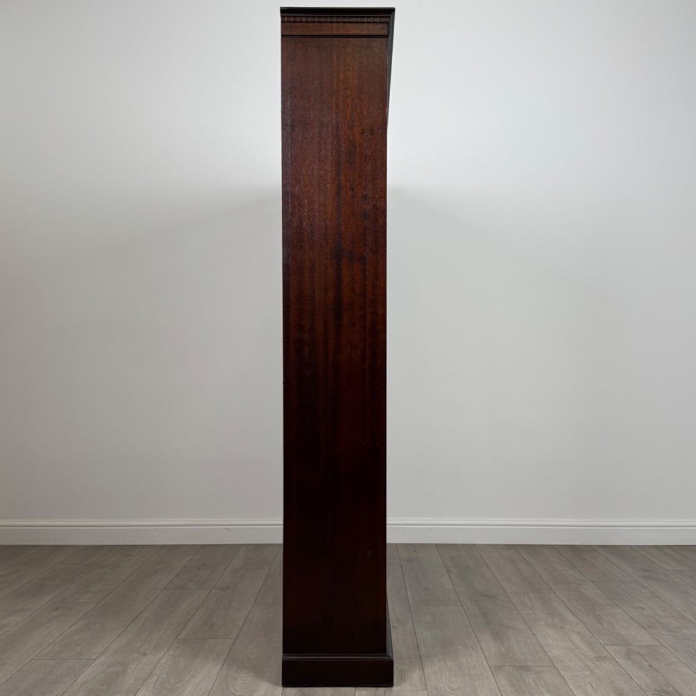 Antique 20th Century Large Open Bookcase In Mahogany  View VIII