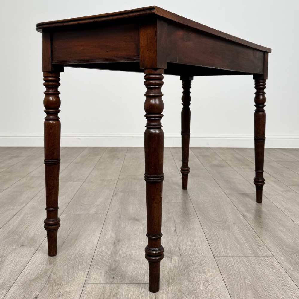 Antique 19th Century Good Quality Side Table In Mahogany  View IV
