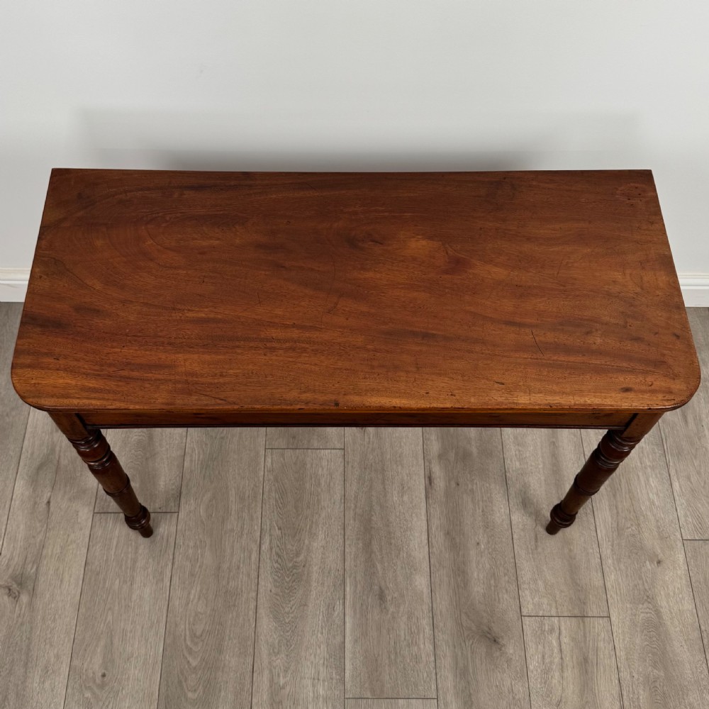 Antique 19th Century Good Quality Side Table In Mahogany  View IX
