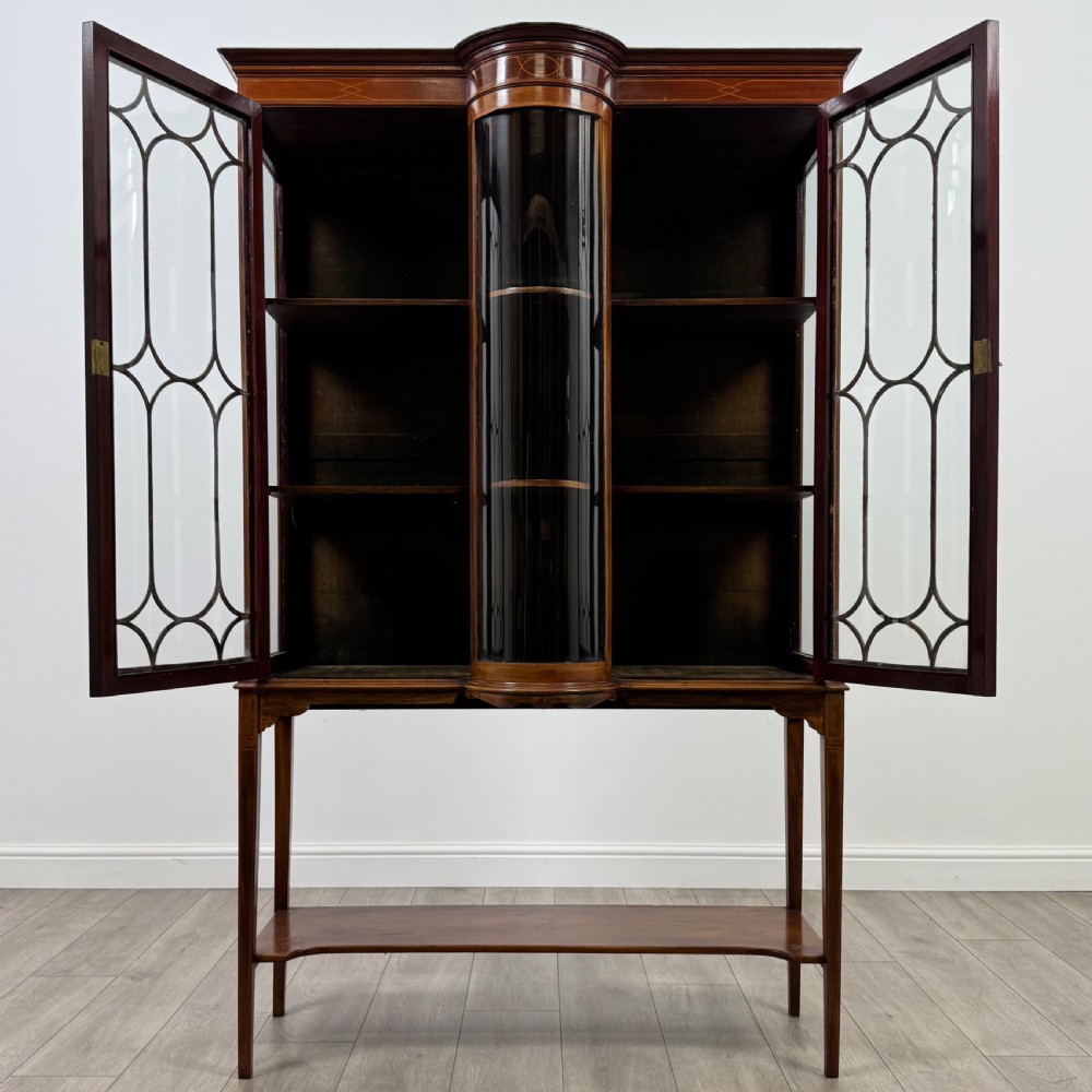  Antique 20th Century Fine Quality Glazed Display Cabinet ( REF AF-4416 )
 View III