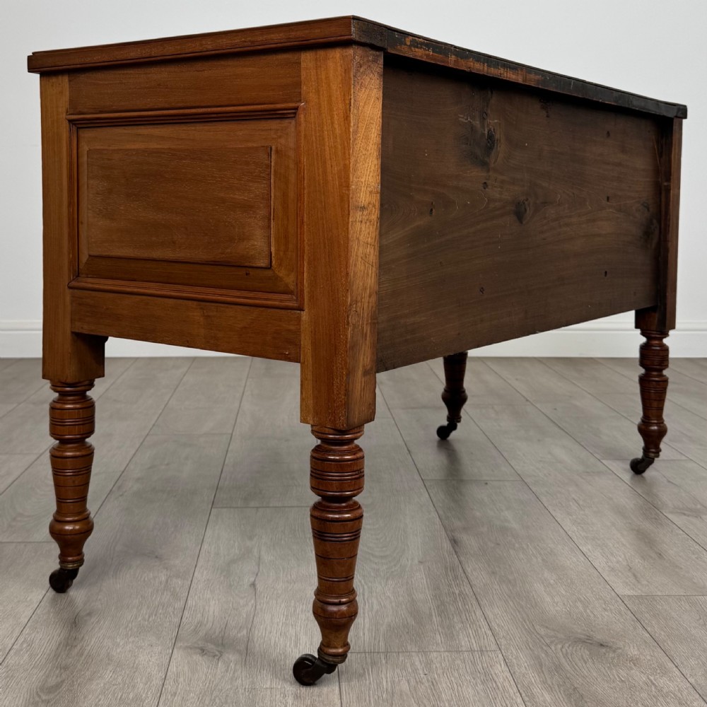 Antique 20th Century Good Quality Desk In Walnut  View V