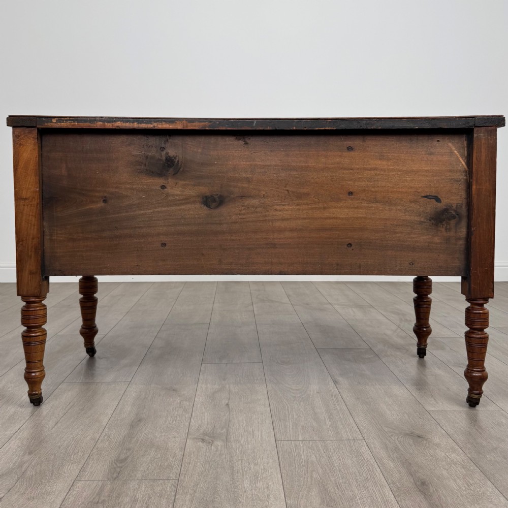 Antique 20th Century Good Quality Desk In Walnut  View VI