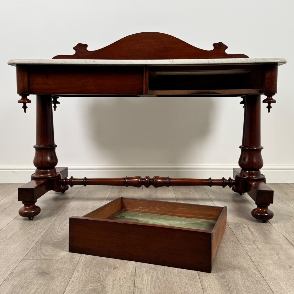 Antique 19th Century Fine Quality Marble Top Washstand  View X