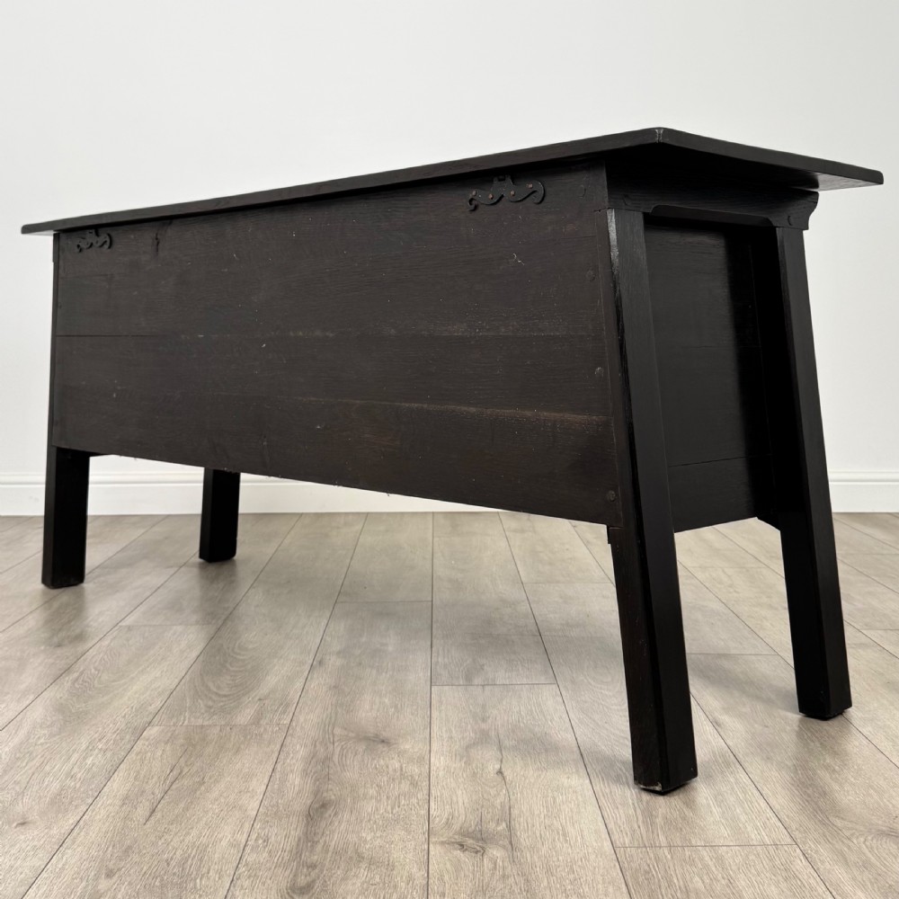  Antique 20th Century Unique Chest With Cupboard Door In Oak  View VII