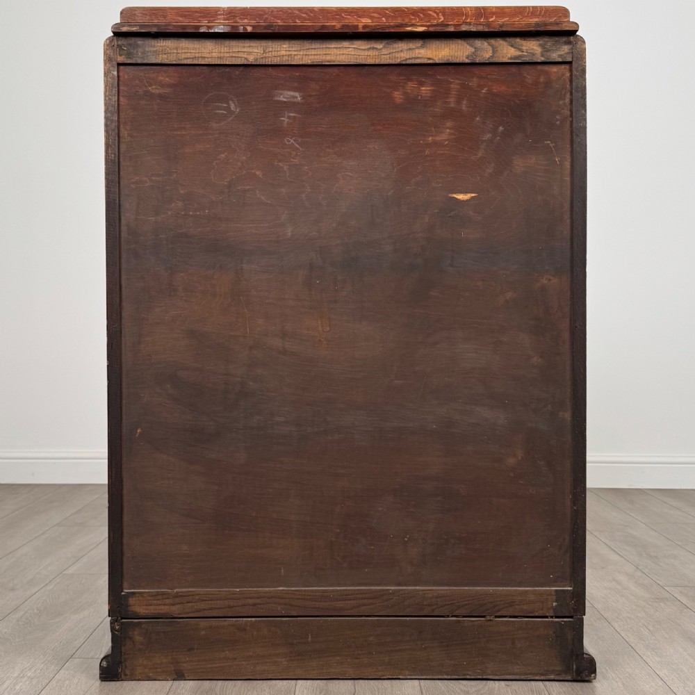 Antique 20th Century Chest Of Drawers In Oak  View V