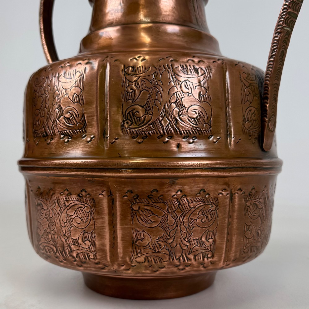  Antique 19th Century Decorative Copper Jug  View XI