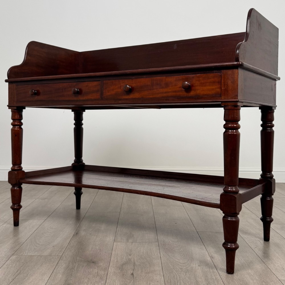 Antique 19th Century Washstand In Mahogany  View II