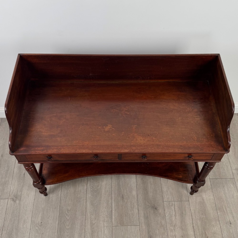 Antique 19th Century Washstand In Mahogany  View IX