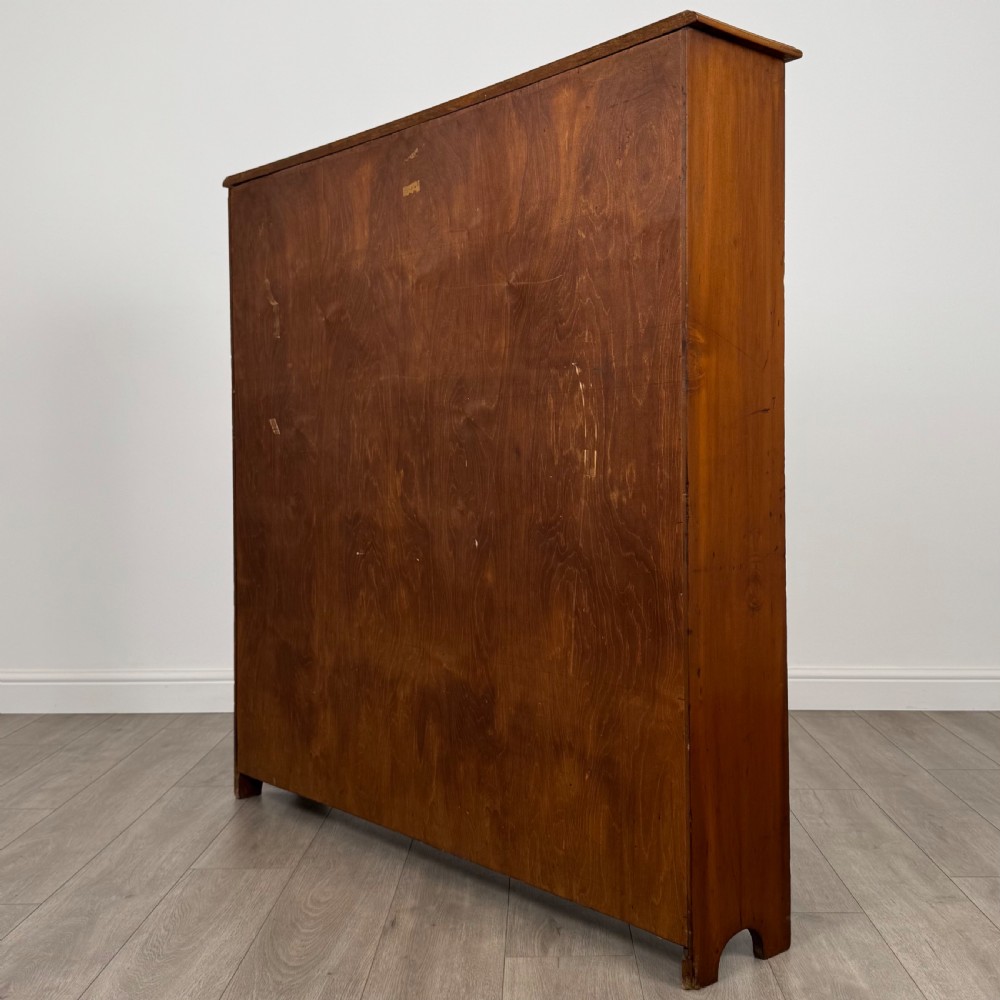  Antique 20th Century Large Open Bookcase In Oak  View VII