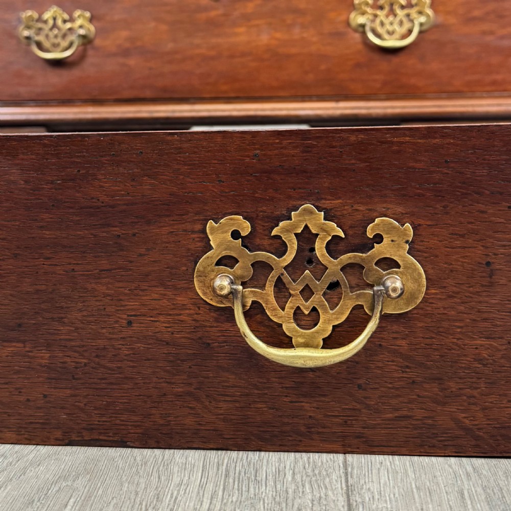  Antique 18th Century Good Quality Bureau In Oak  View XIV