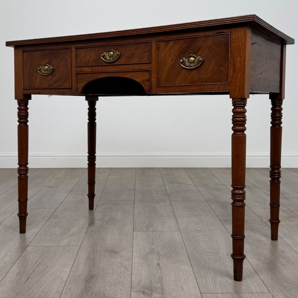 Antique 19th Century Writing Table In Mahogany  View II