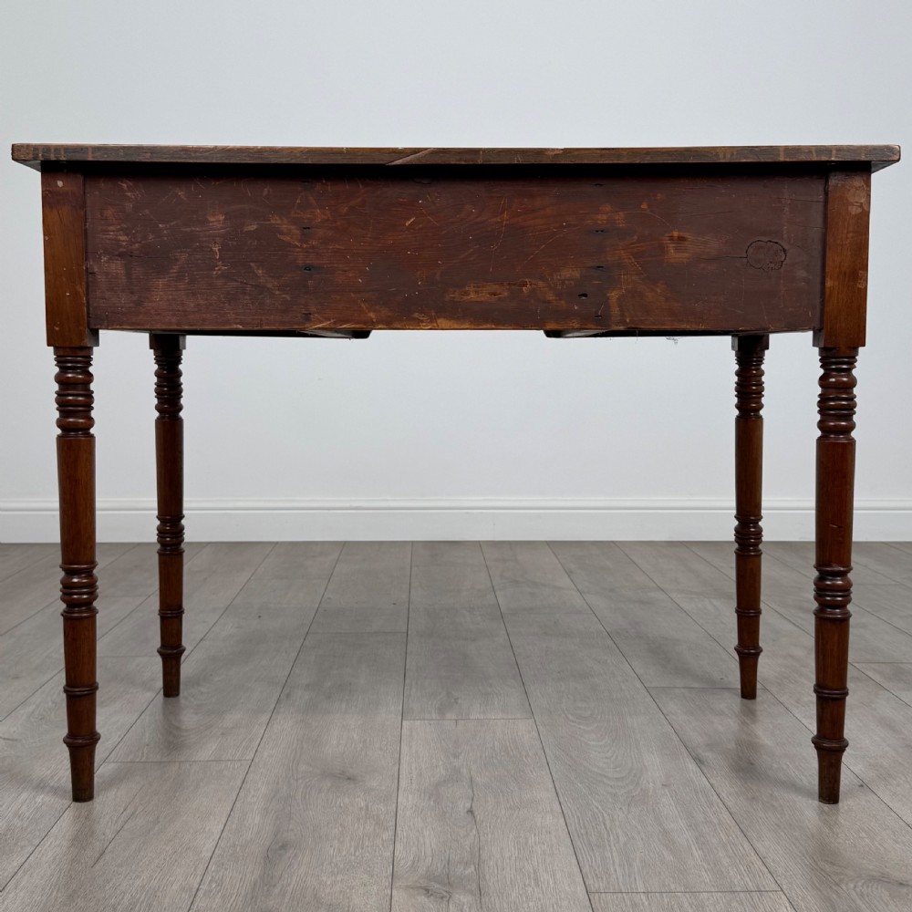 Antique 19th Century Writing Table In Mahogany  View V