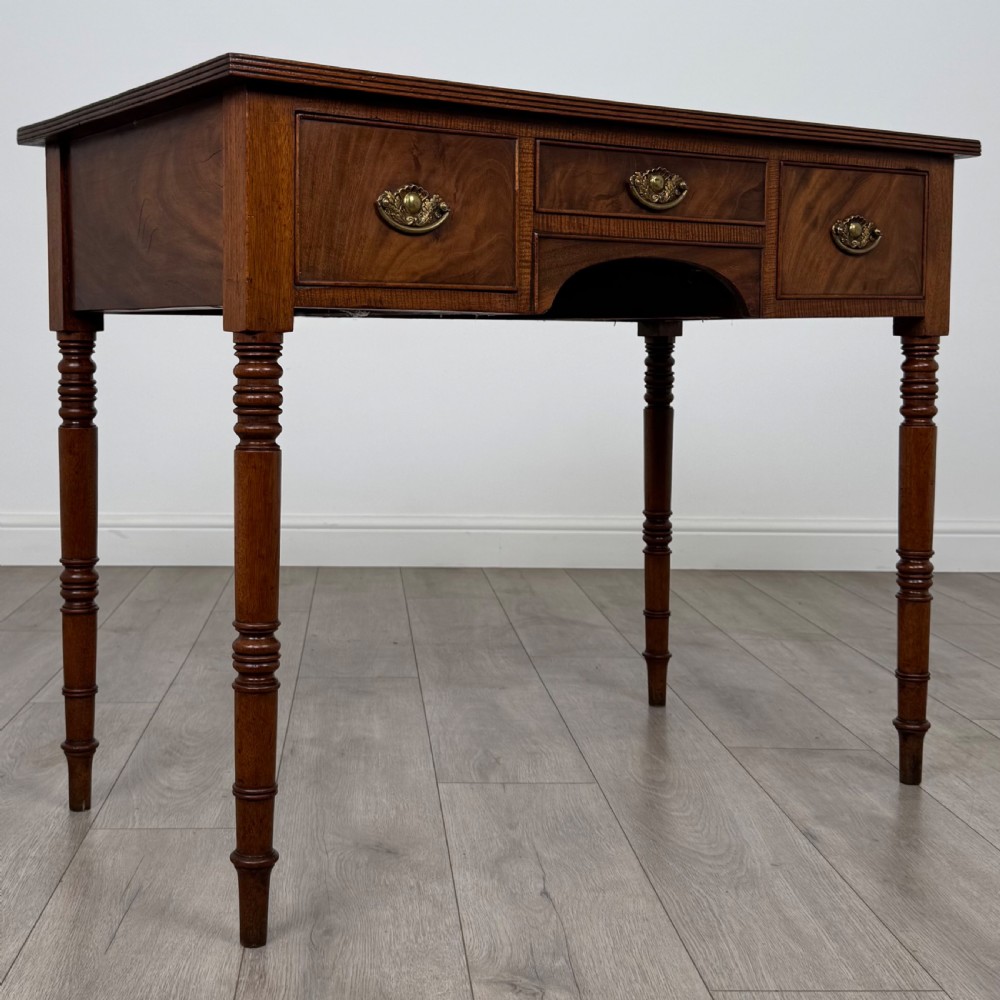 Antique 19th Century Writing Table In Mahogany  View VIII