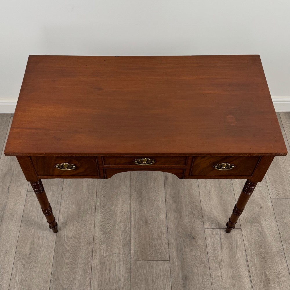 Antique 19th Century Writing Table In Mahogany  View IX