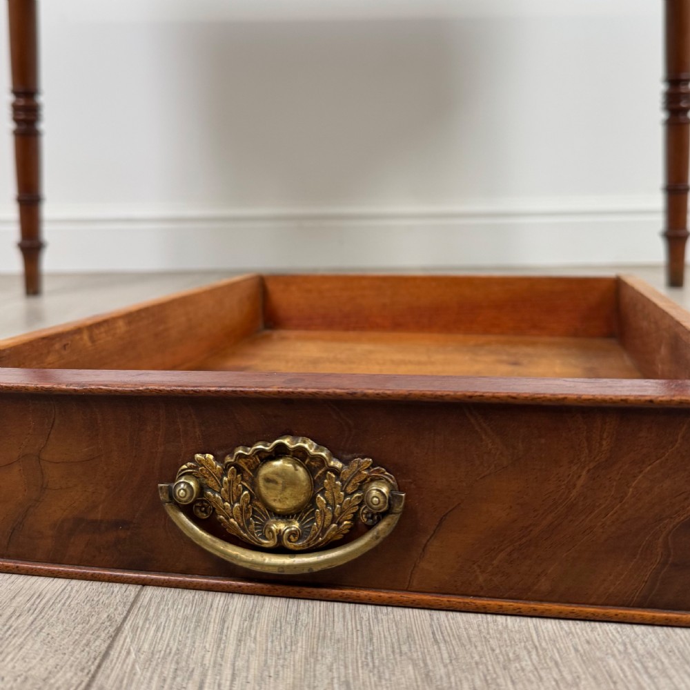 Antique 19th Century Writing Table In Mahogany  View XI