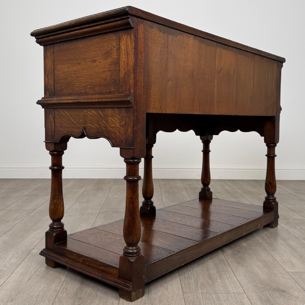  Antique 20th Century Fine Quality Dresser Base In Oak  View IV