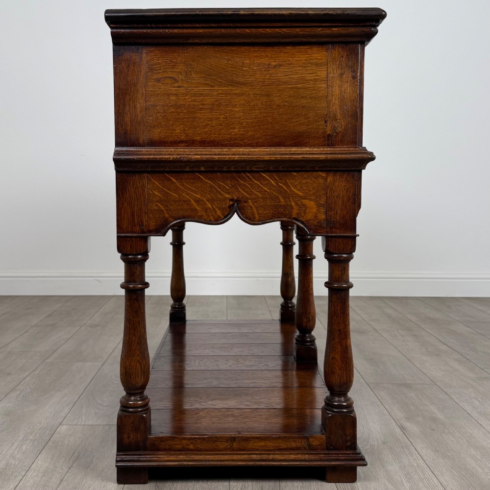  Antique 20th Century Fine Quality Dresser Base In Oak  View VII