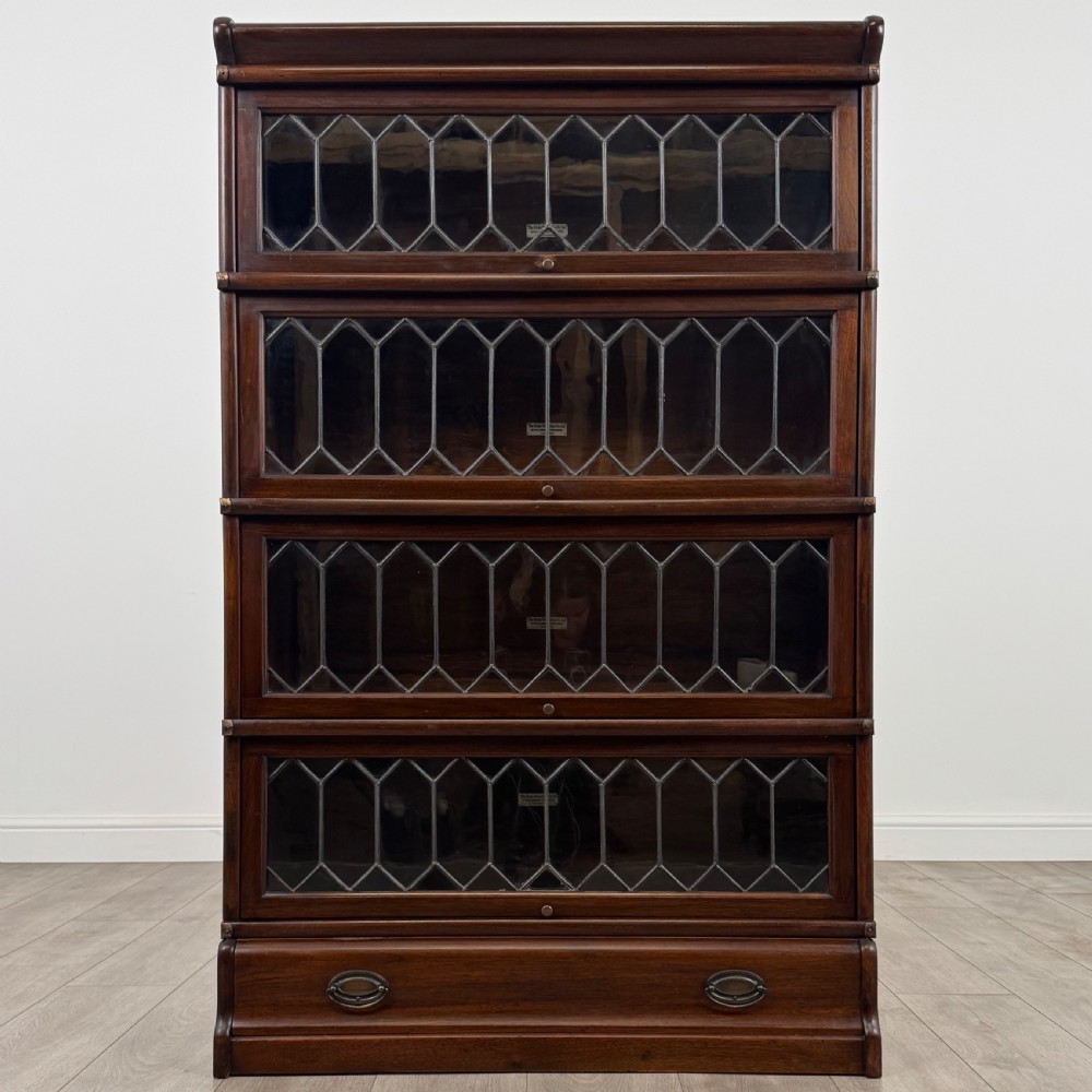 Antique 20th Century 4-Tier Bookcase By Globe Wernicke 