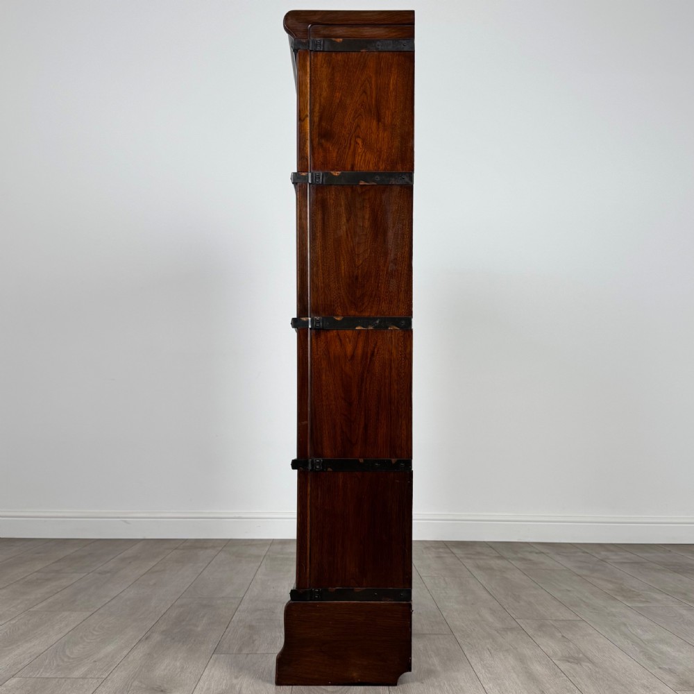 Antique 20th Century 4-Tier Bookcase By Globe Wernicke  View IV