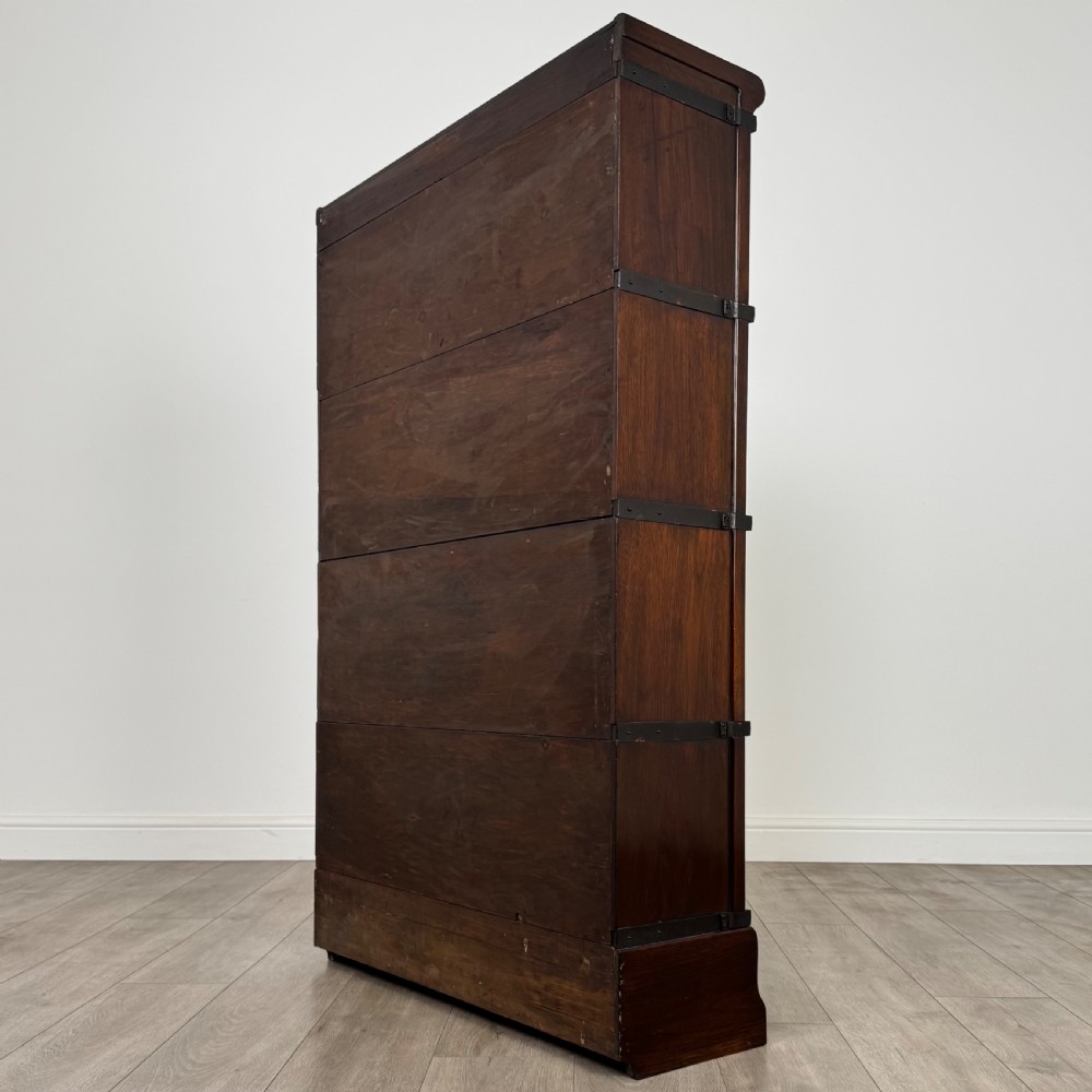 Antique 20th Century 4-Tier Bookcase By Globe Wernicke  View VII
