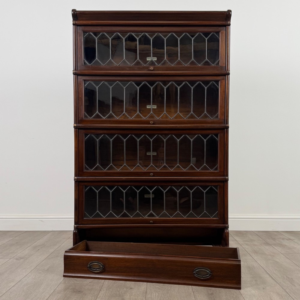Antique 20th Century 4-Tier Bookcase By Globe Wernicke  View XII