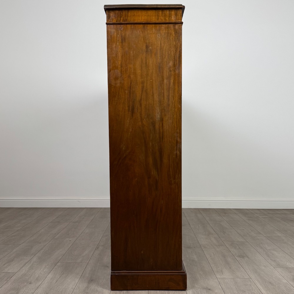 Antique 20th Century Large Open Bookcase In Mahogany  View VIII