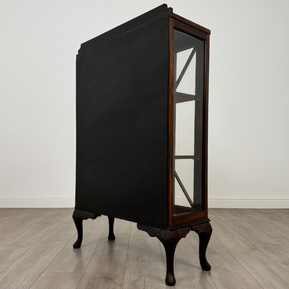 Antique 20th Century Display Cabinet In Mahogany View VIII