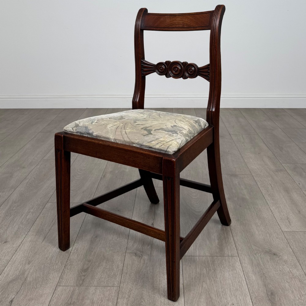 Antique 18th Century Regency Set of 6 Mahogany Dining Chairs  View IV