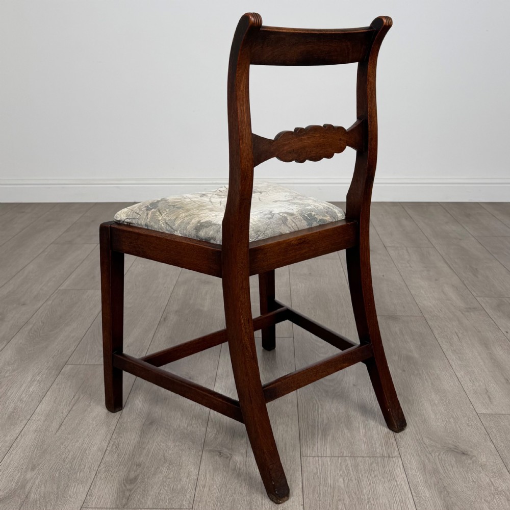 Antique 18th Century Regency Set of 6 Mahogany Dining Chairs  View V