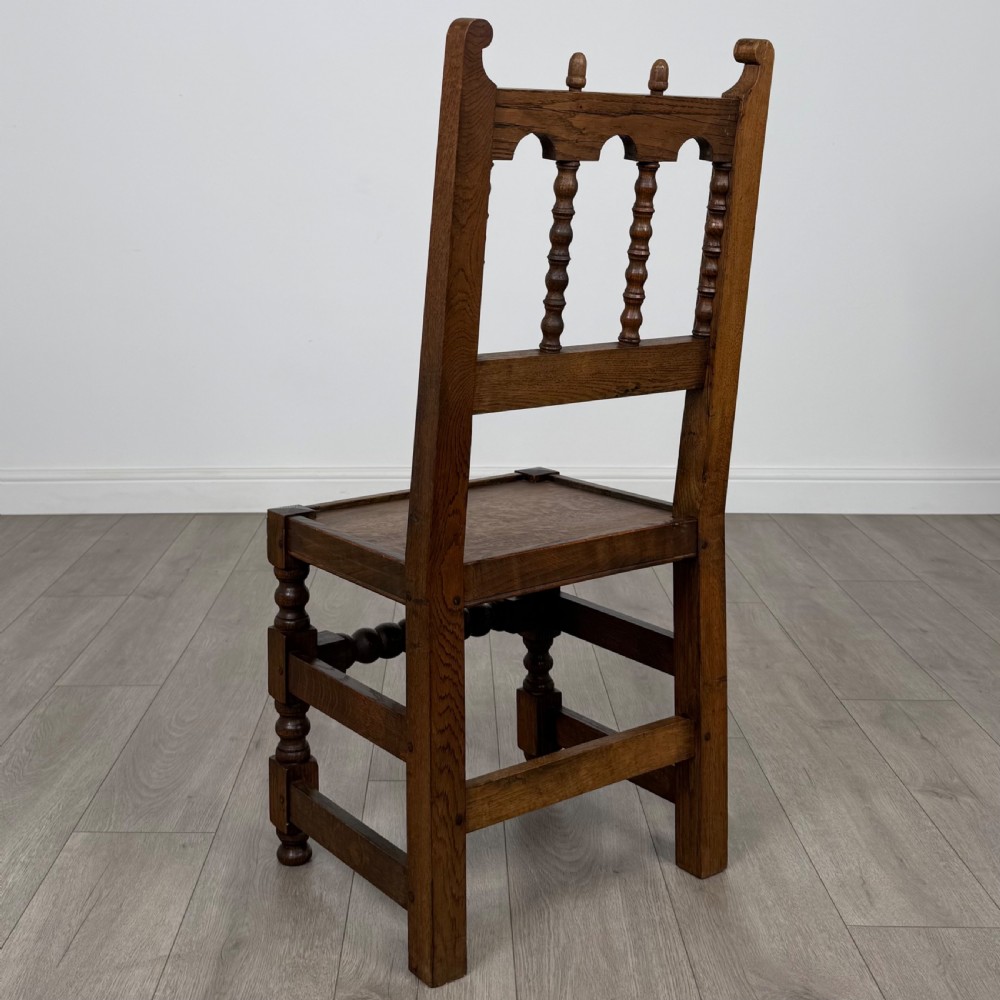  Antique 20th Century Dining Table With 8 Dining Chairs In Oak View XXIV