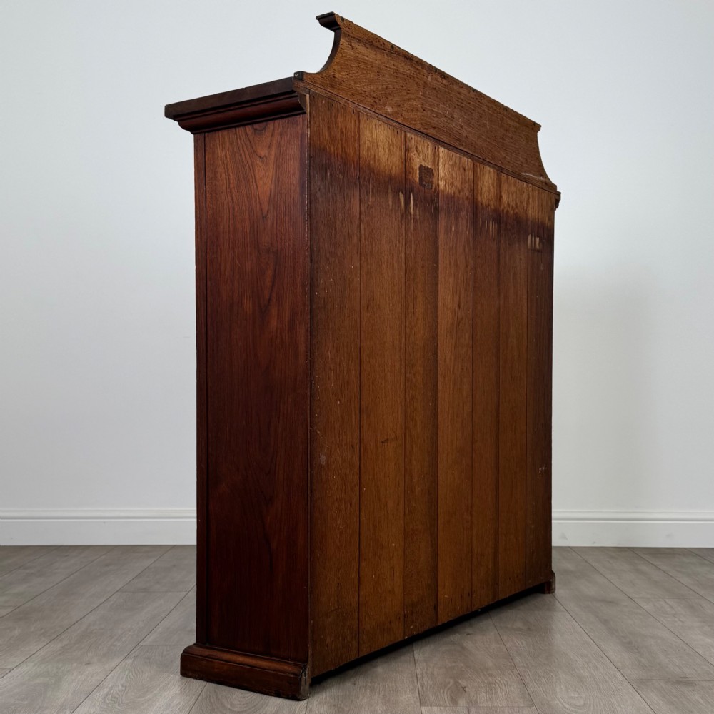  Antique 20th Century Glazed Bookcase In Mahogany View VI