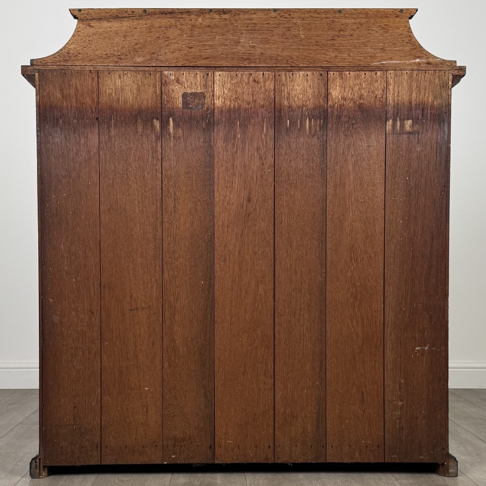  Antique 20th Century Glazed Bookcase In Mahogany View VII