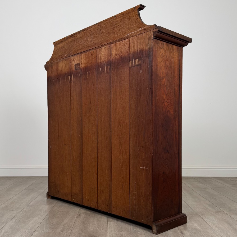  Antique 20th Century Glazed Bookcase In Mahogany View VIII
