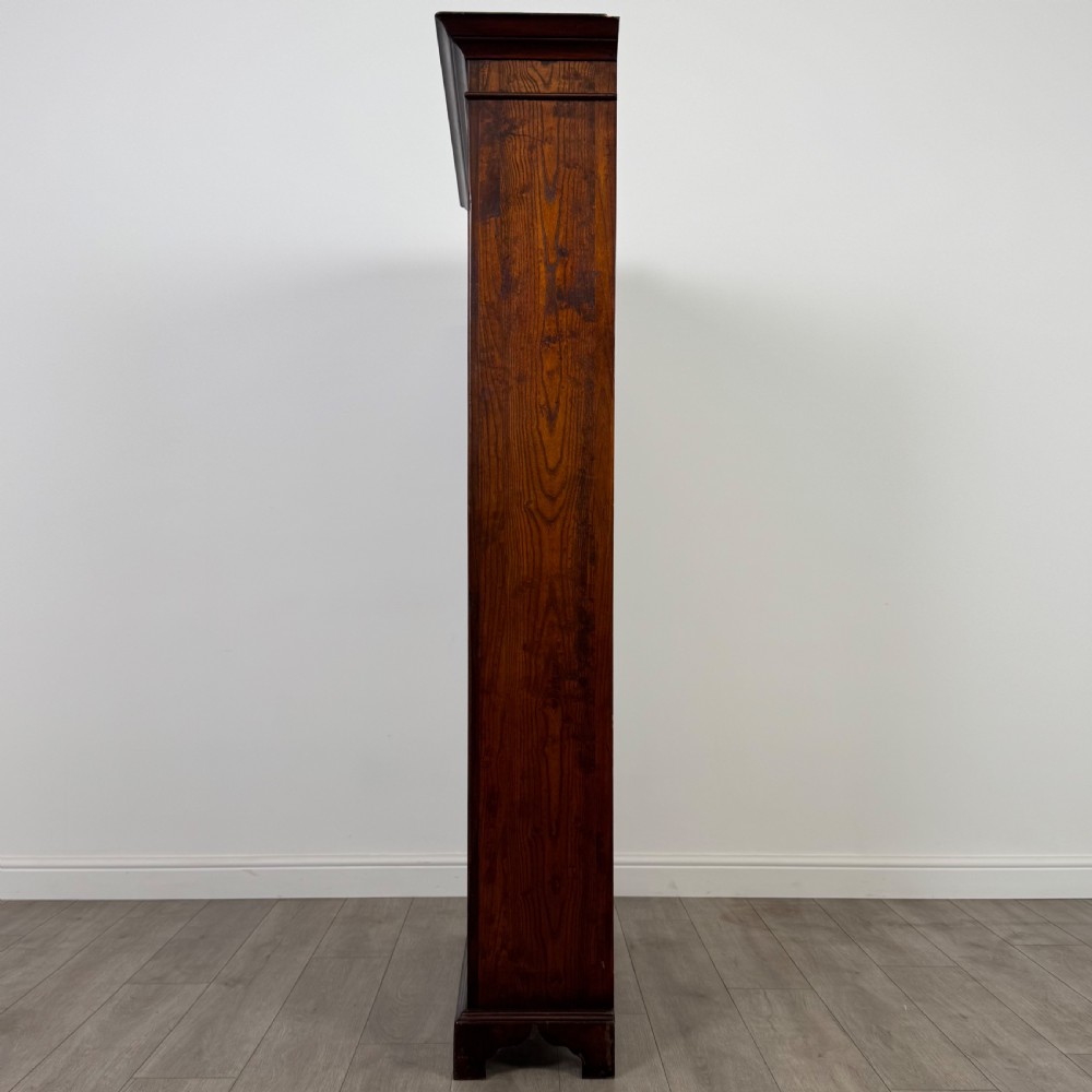 Antique 20th Century Good Quality Open Bookcase In Oak  View IV