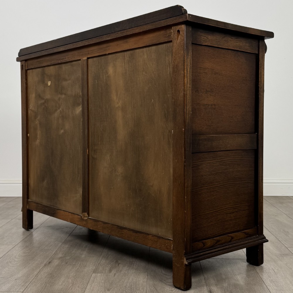 Antique 20th Century Good Quality Sideboard In Oak  View VII