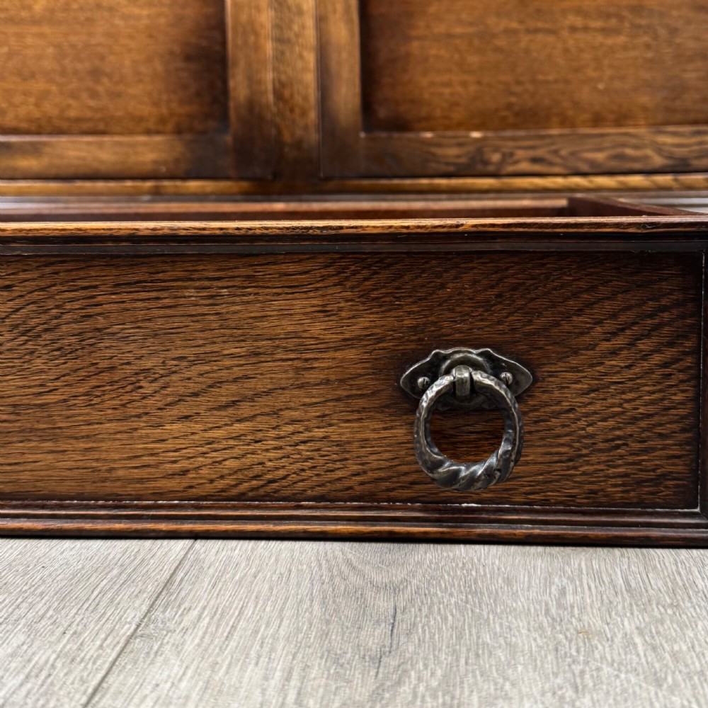 Antique 20th Century Good Quality Sideboard In Oak  View XII