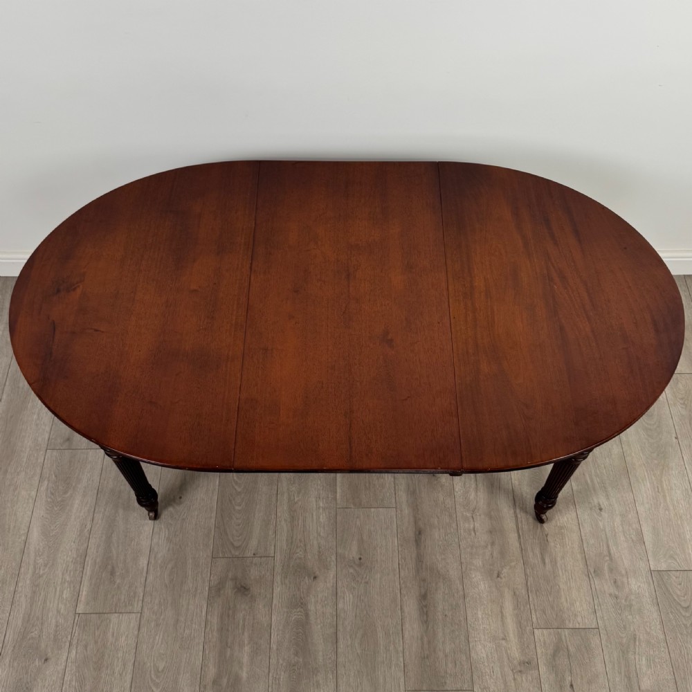 Antique 19th Century Regency Dining Table In Mahogany  View VII