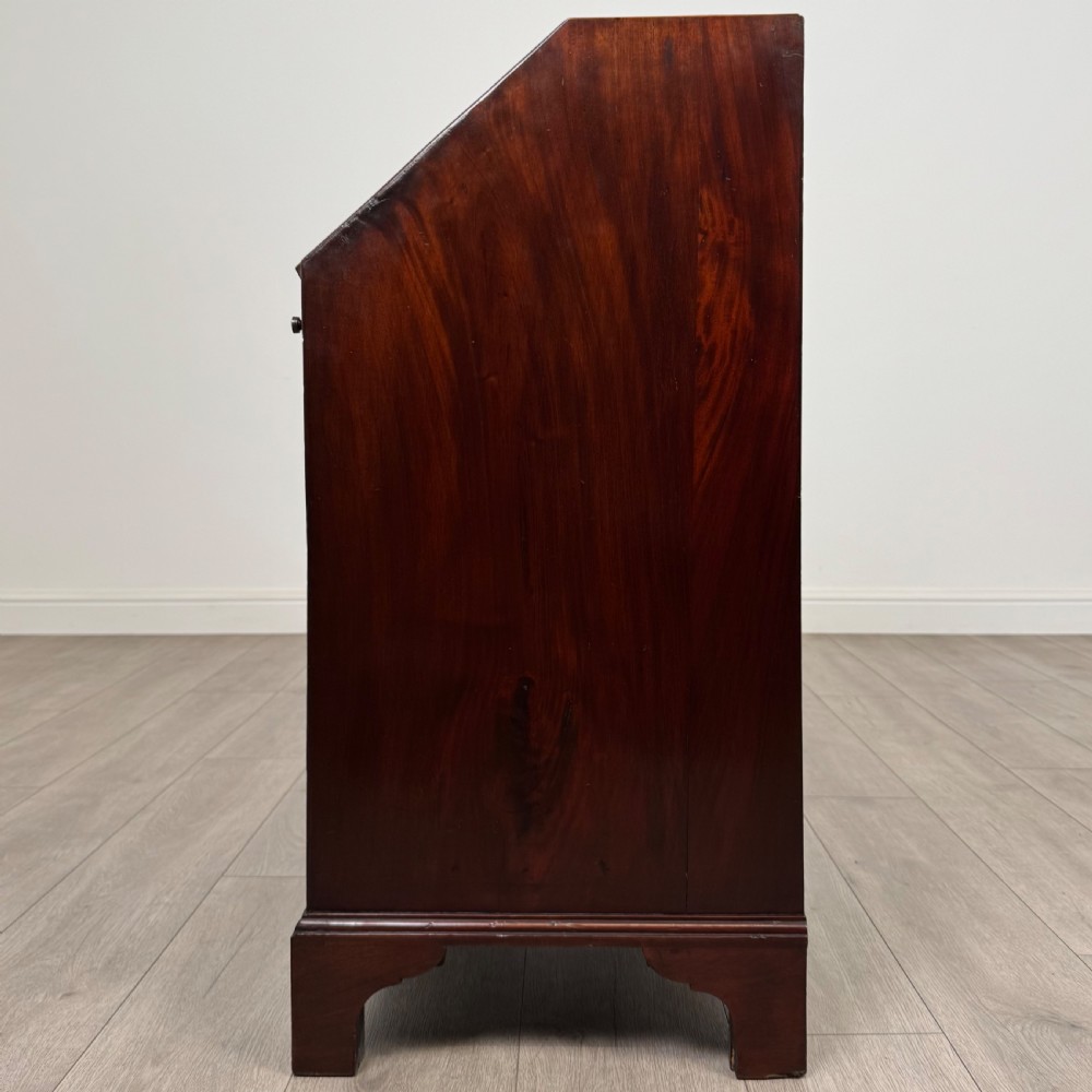 Antique 18th Century Mahogany Bureau Of Small Proportions  View IV