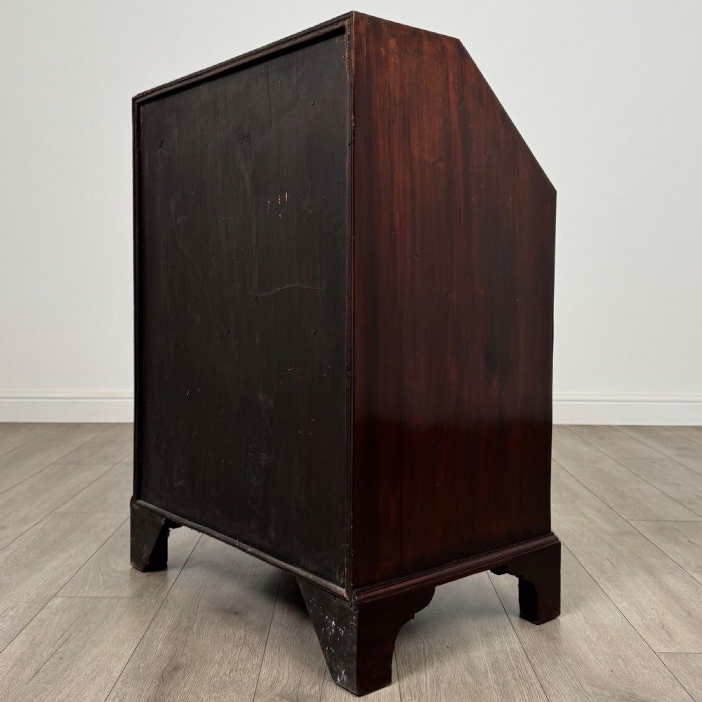 Antique 18th Century Mahogany Bureau Of Small Proportions  View VII