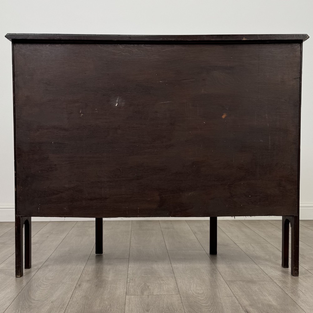 Antique 20th Century Bow Front Cabinet In Mahogany  View VI